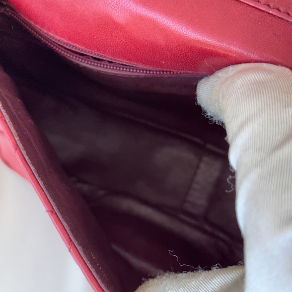 Vintage Chanel Burgundy Quilted Flap Tassel Bag - Picture 12 of 16